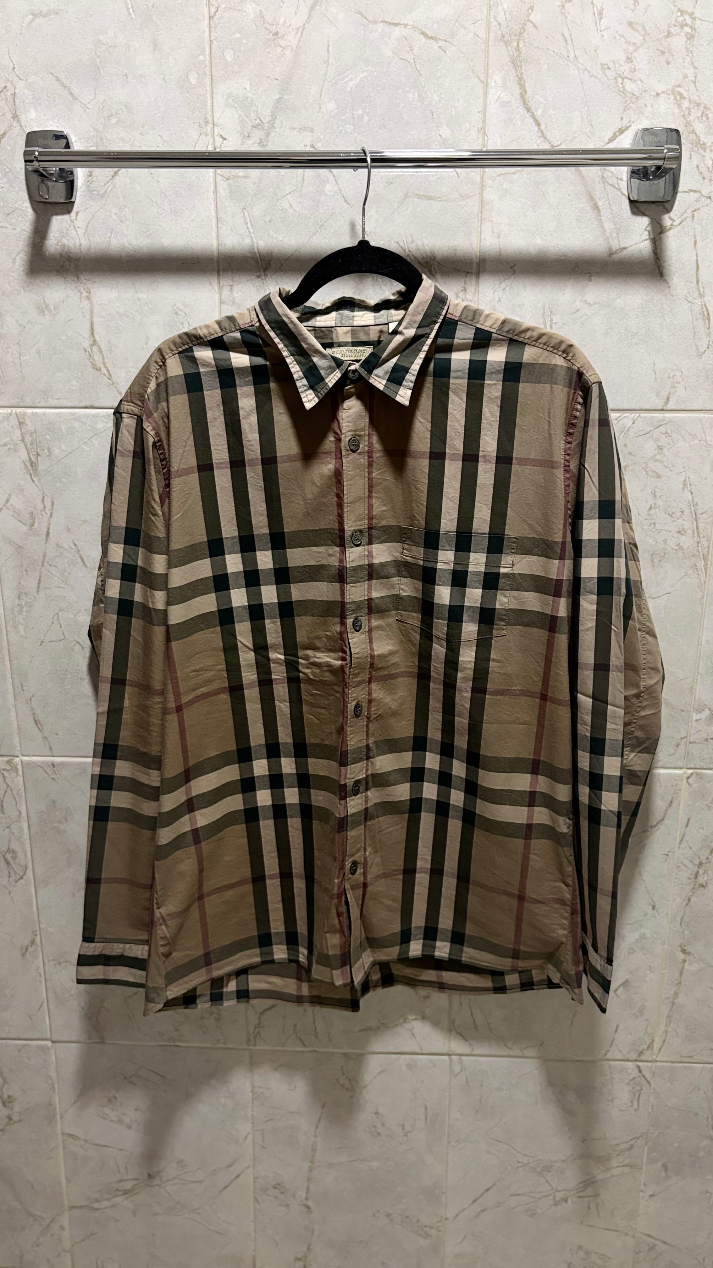 Burberry Shirt Cuadros