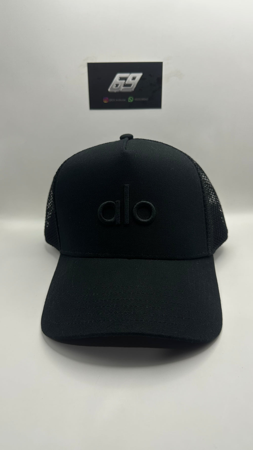ALO TRUCKER HAT BLACK