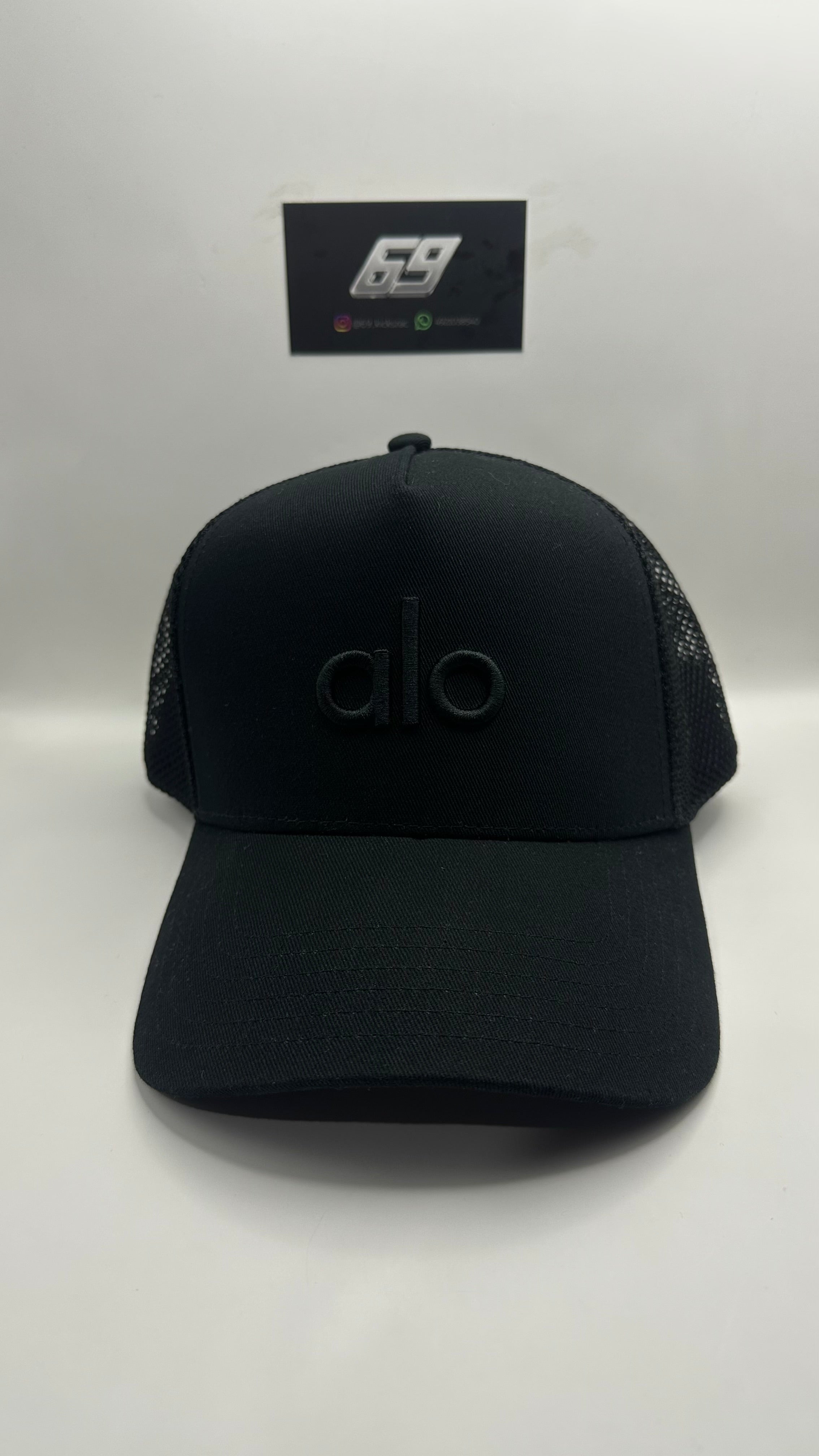 ALO TRUCKER HAT BLACK