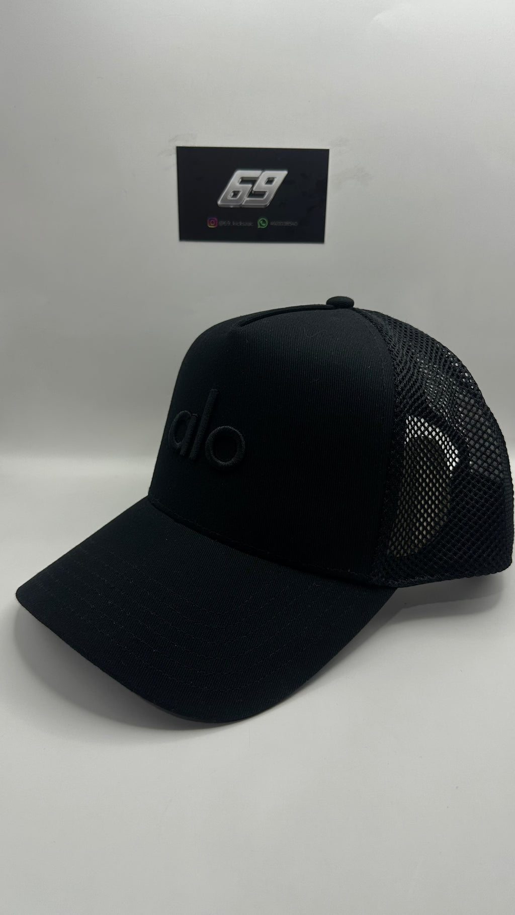ALO TRUCKER HAT BLACK