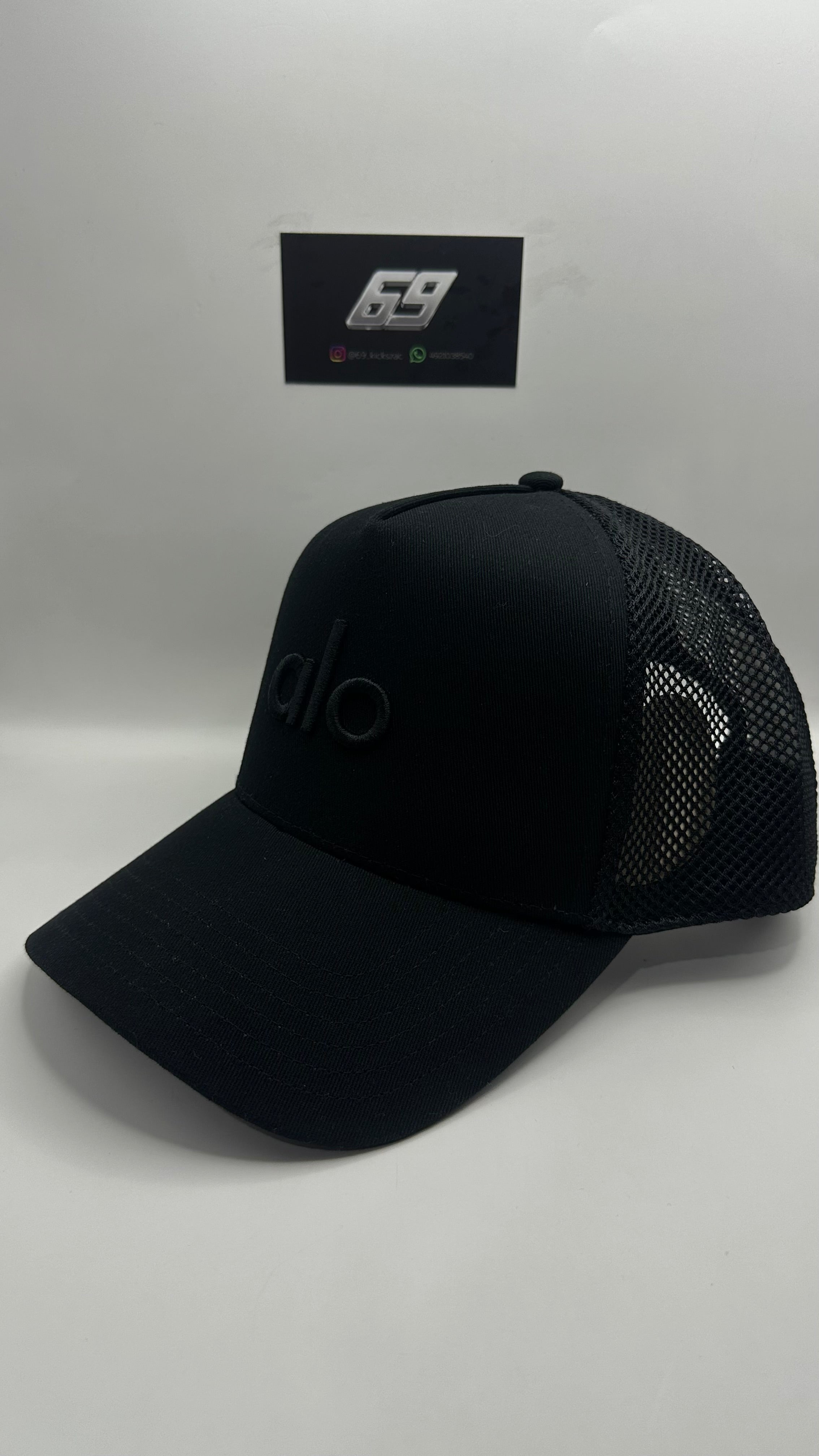 ALO TRUCKER HAT BLACK