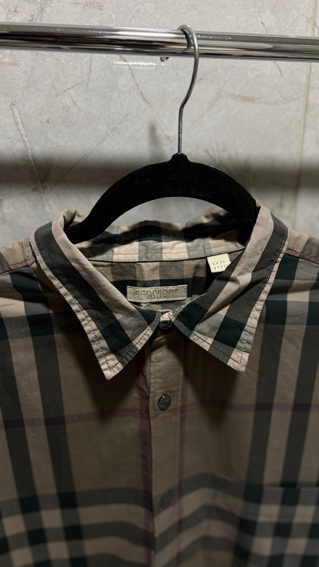 Burberry Shirt Cuadros