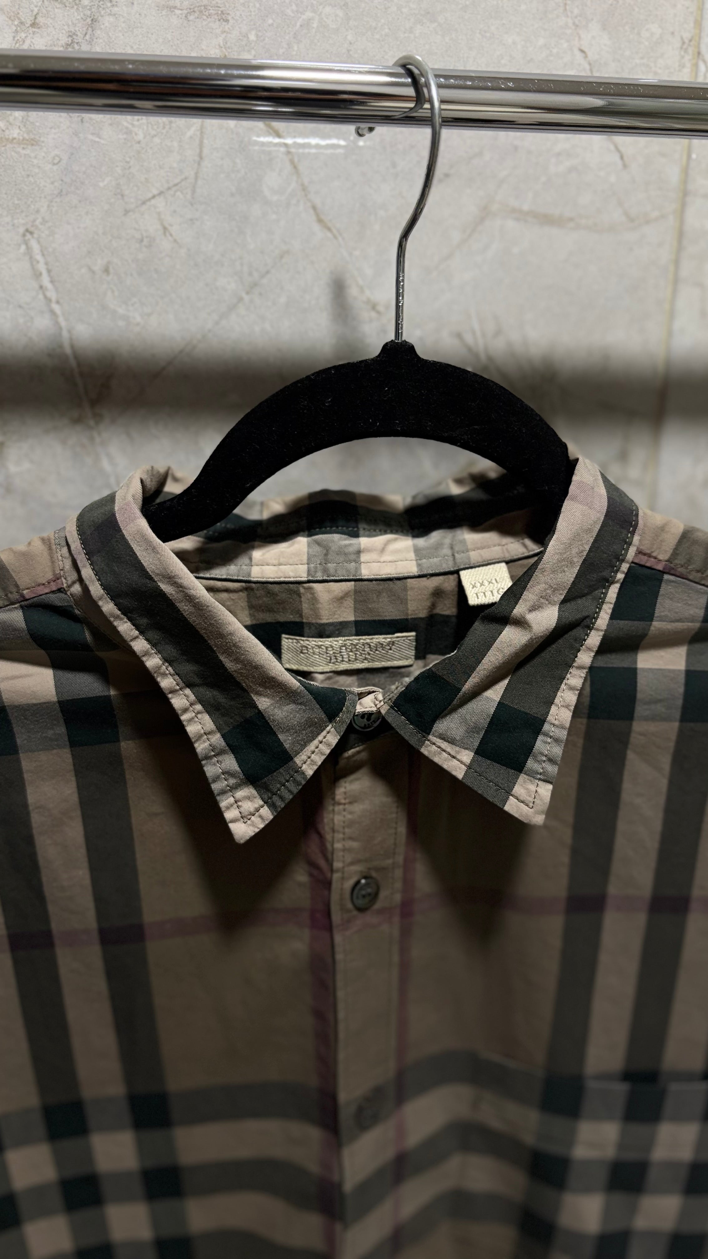 Burberry Shirt Cuadros